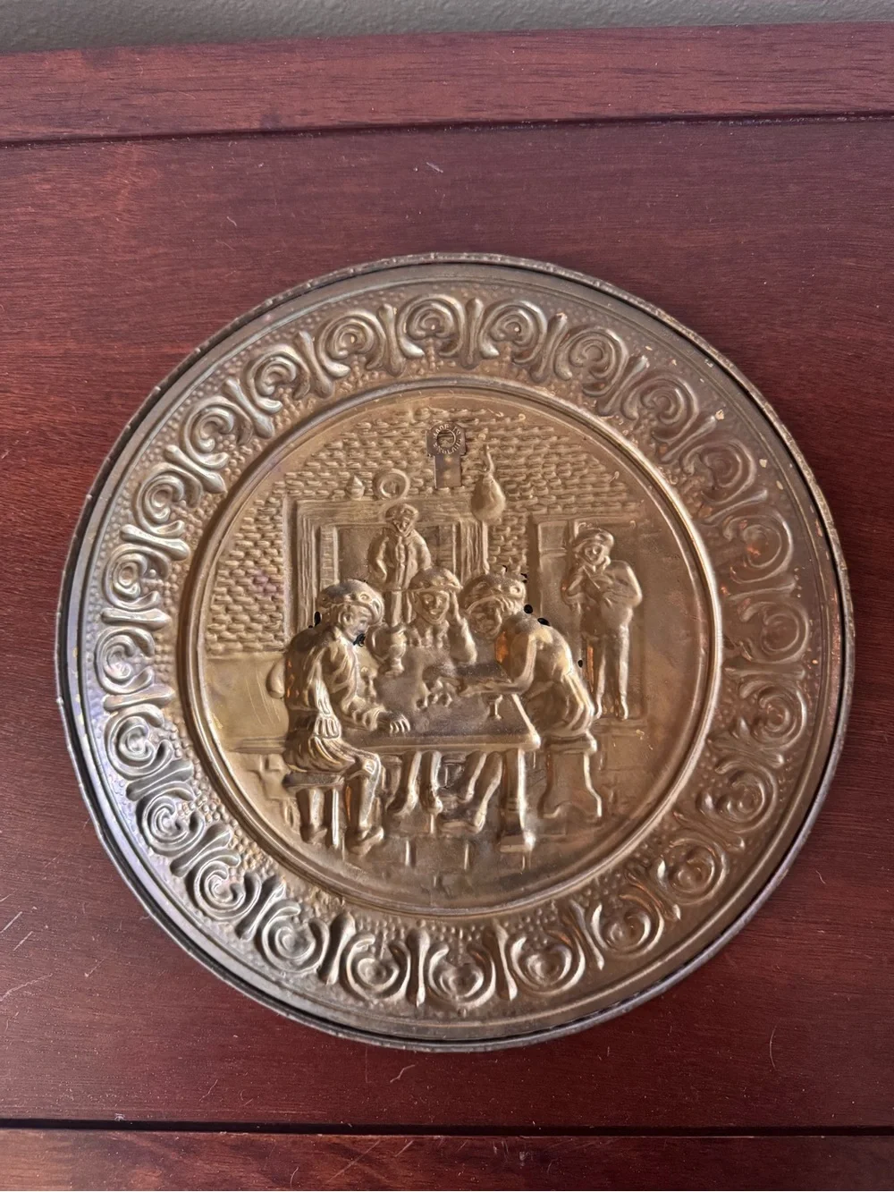 Decorative Gold Metal Wall Plate